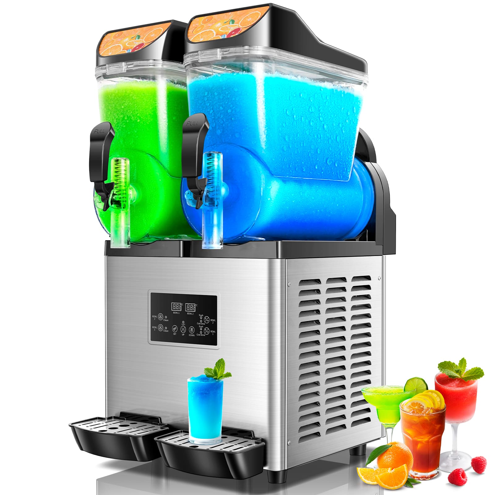 15L Double-Bowl Slush Machine